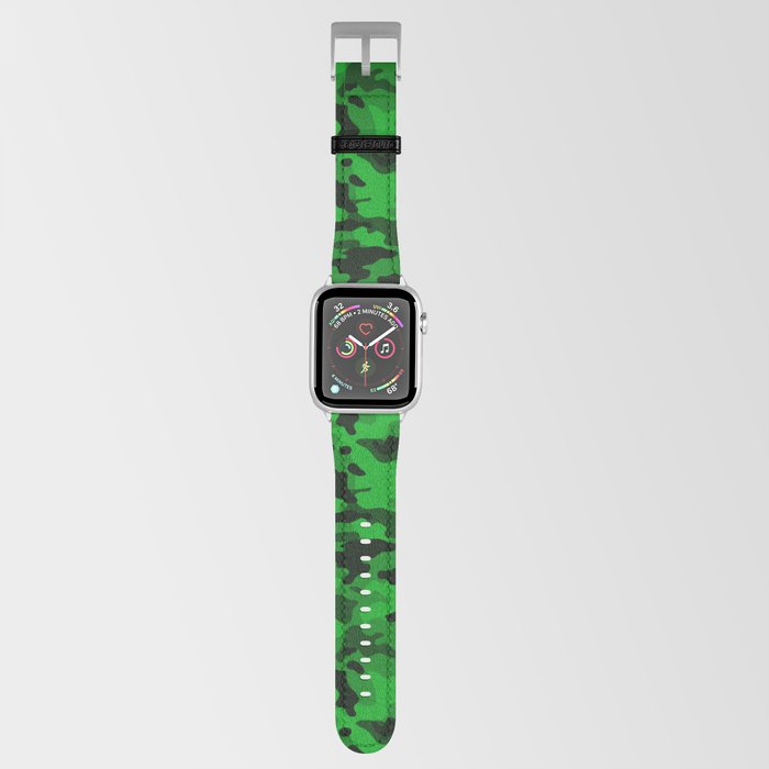 Lime Green Camo Apple Watch Band
