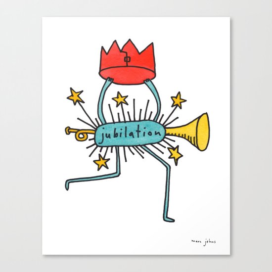 jubilation Canvas Print