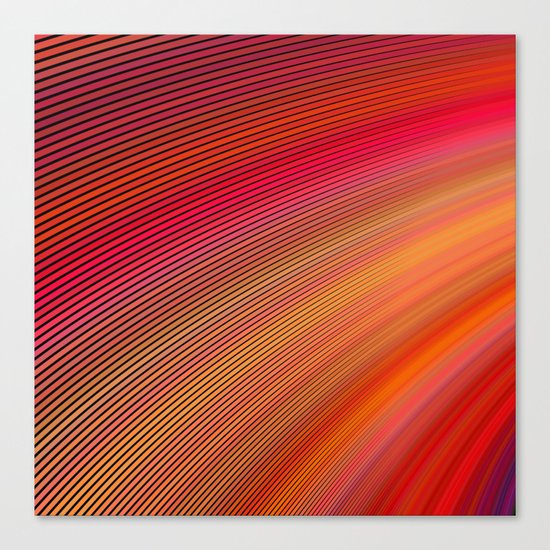 Surfing on the Sun Canvas Print