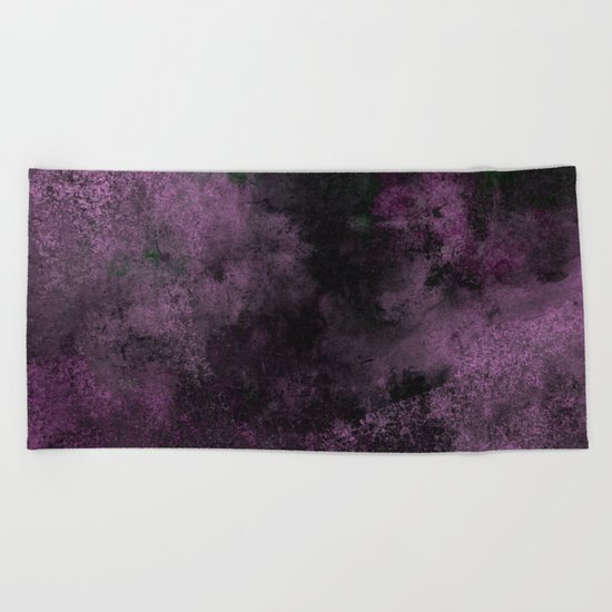 Dusk (Abstract, acrylic painting) Beach Towel