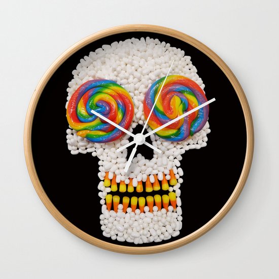 Skullipop Wall Clock