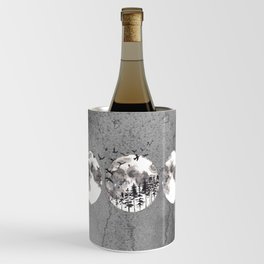 Forest Moon Phases Wine Chiller