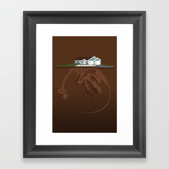 picket. Framed Art Print