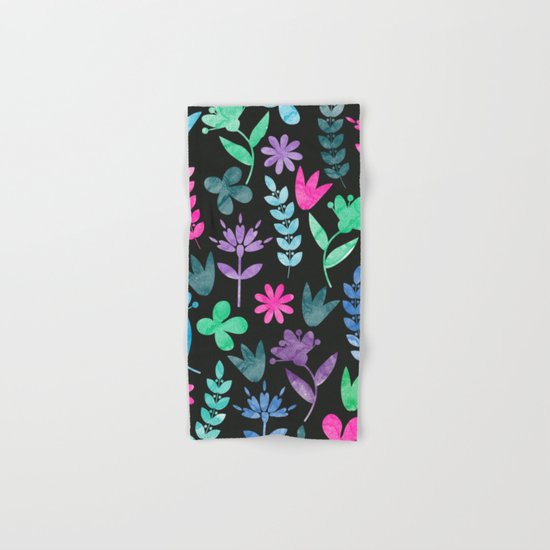 Flower Pattern V Hand & Bath Towel