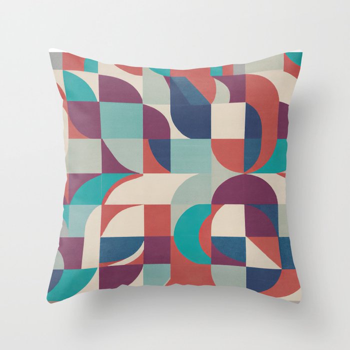 Ebb and Floe Throw Pillow