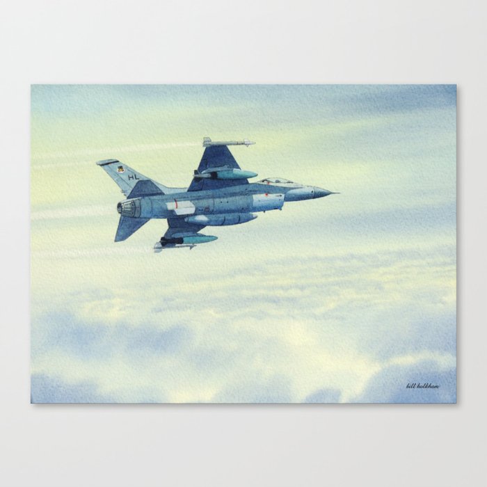 F-16 Fighting Falcon Aircraft Canvas Print