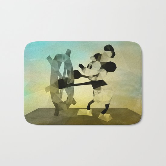 Mickey Mouse as Steamboat Willie Bath Mat