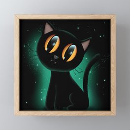 Magical Cat Framed Mini Art Print