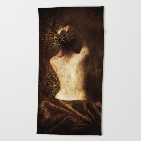 Juliette. Portrait. Beach Towel