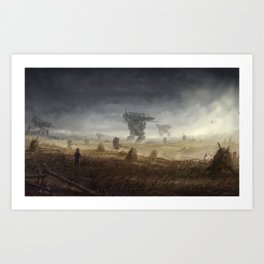 1920 - in the middle of the storm Art Print