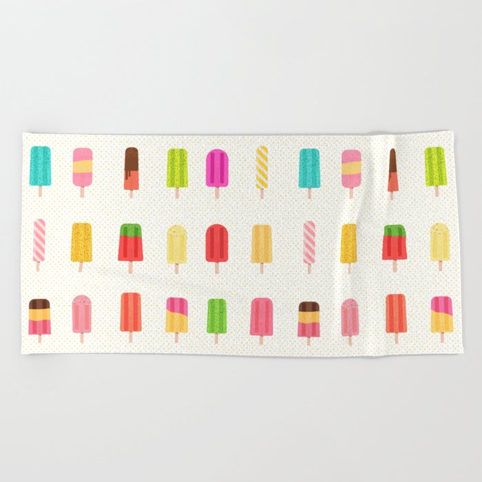 Popsicle Collection Beach Towel