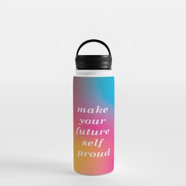 Make Your Future Self Proud Aura Design!  Water Bottle
