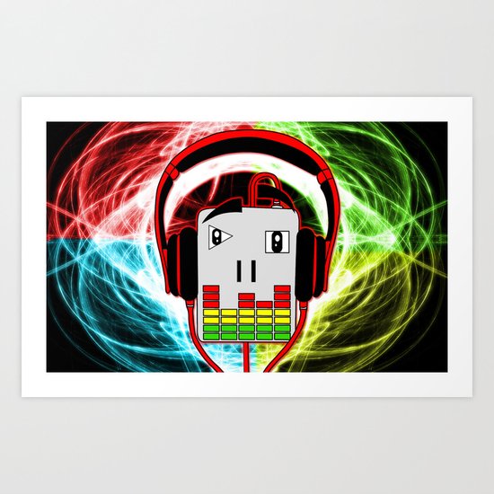 Music Is Me Art Print