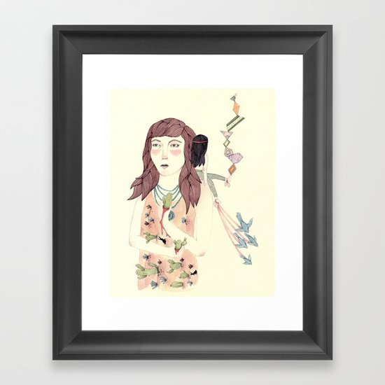 Pricked Framed Art Print