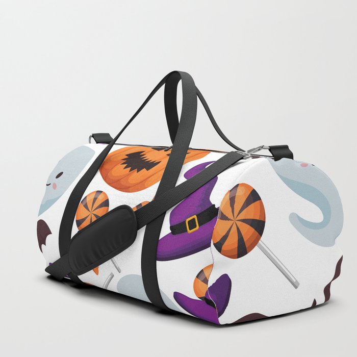 Happy Halloween Pattern Background Duffle Bag