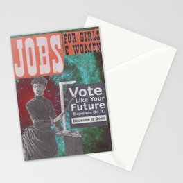 Vote Like Your Future Depends on It Stationery Cards