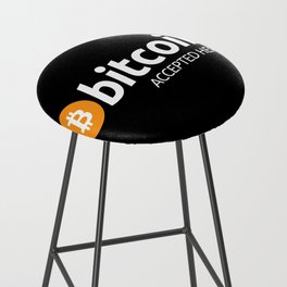 Bitcoin Accepted Bar Stool