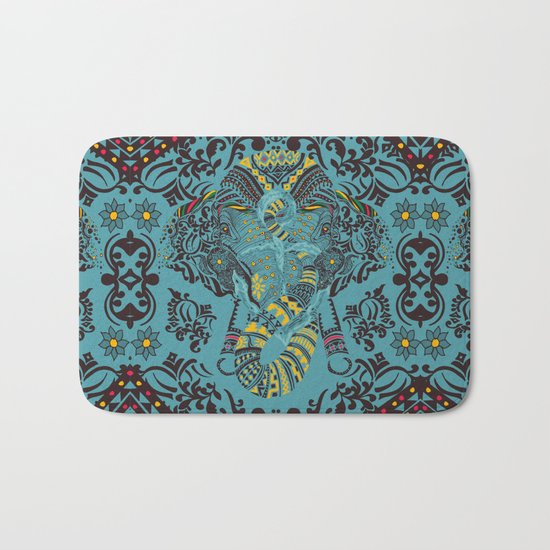 Anchor and Elephant Bath Mat