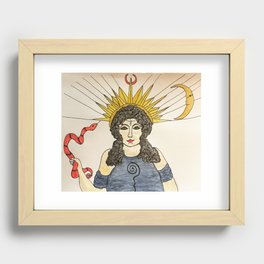 priestess Recessed Framed Print