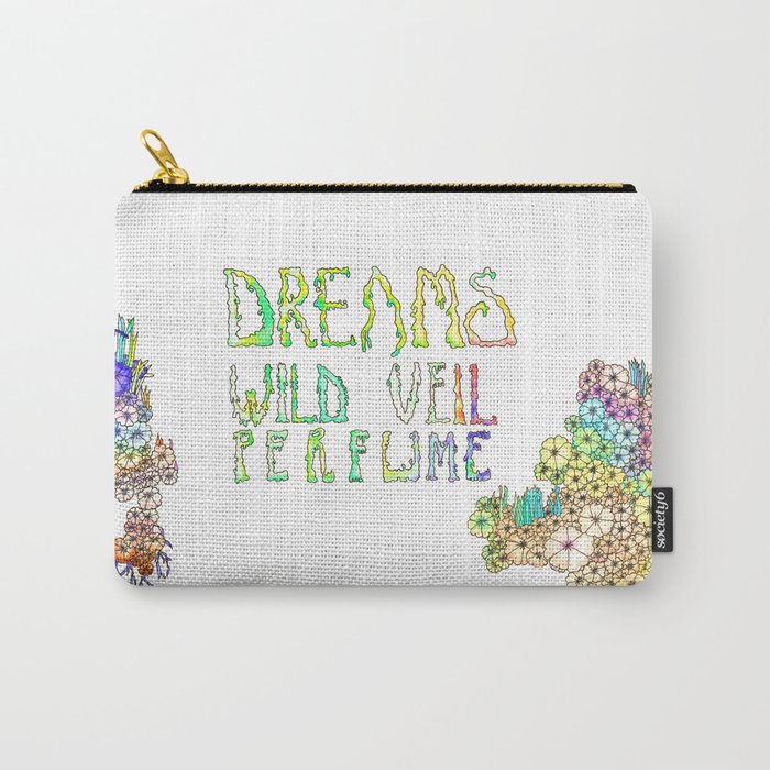 Dreams for Wild Veil Perfume. Carry-All Pouch