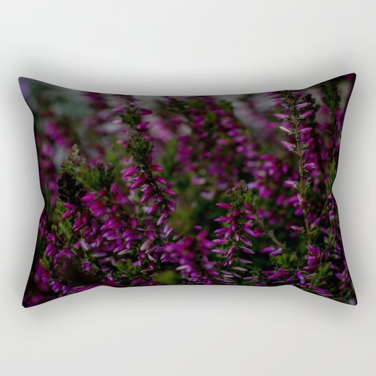 purple flora Rectangular Pillow