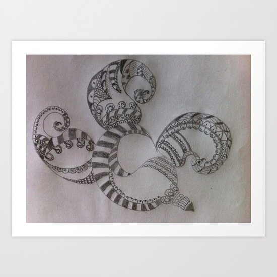 Black & White Art Print
