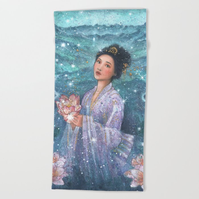 Roof of the World - Himalaya Devi Beach Towel