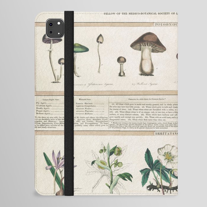 Poisonous Mushrooms, Irritating Poisons iPad Folio Case