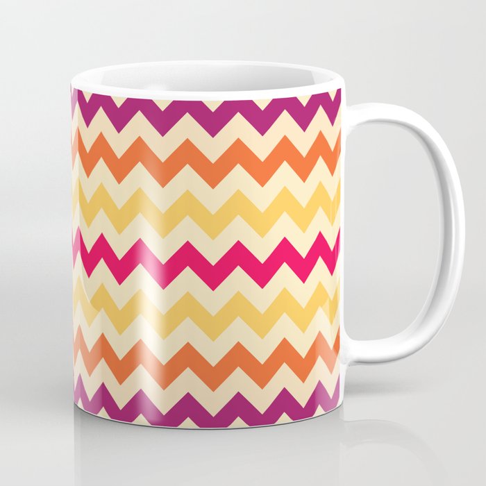Colorful Chevron Pattern II Coffee Mug
