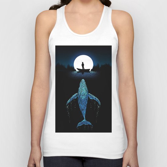 Whale Unisex Tank Top