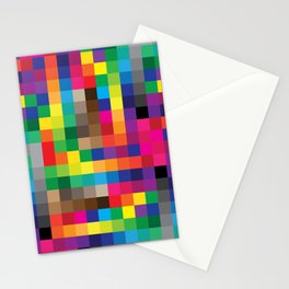 Pixels Stationery Card