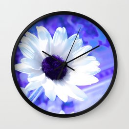 White Flower - Photography Wall Clock
