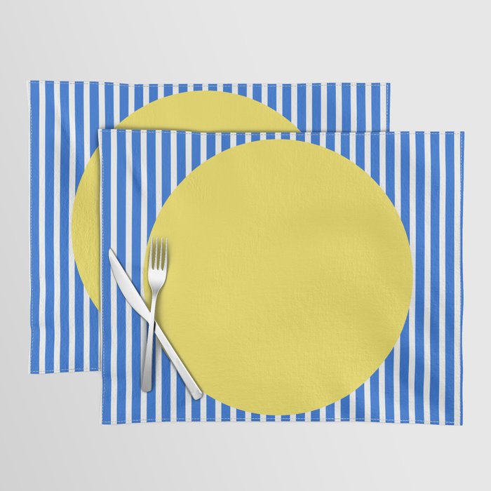 Mid century abstract pattern 01 Placemat