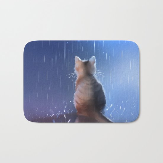 under rainy days like these Bath Mat