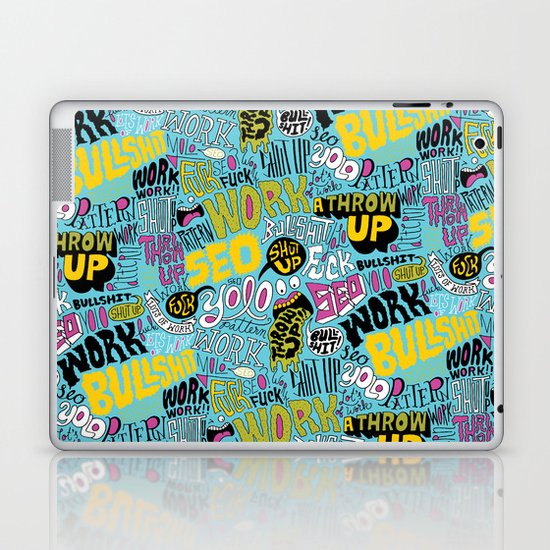 SEO Pattern Laptop & iPad Skin