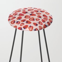 Strawberry Evenings Counter Stool