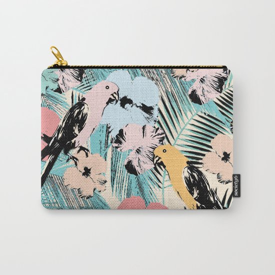 tropical pattern Carry-All Pouch