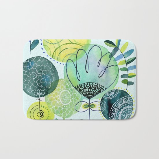 Spring Blooms Bath Mat