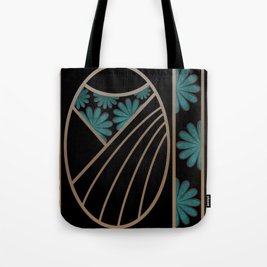 ART DECO FLOWERS (abstract) Tote Bag