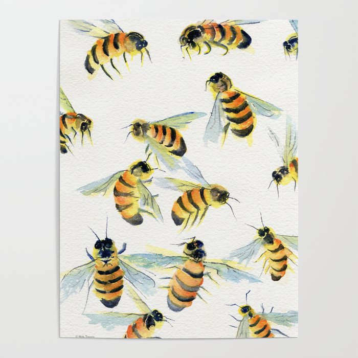 All About Bees Poster