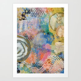 Before Moonset Abstract Art Print