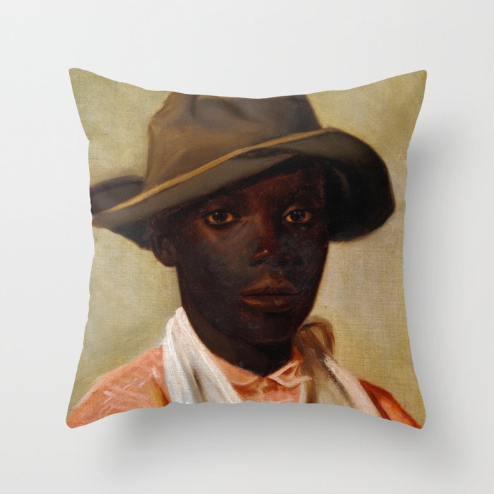 Portrait of a Boy by Camille Pissarro Throw Pillow