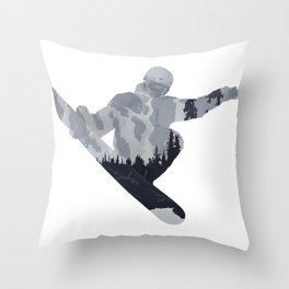 Snowboard Exposure SP | DopeyArt Throw Pillow