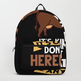 Hereford Cow Cattle Bull Beef Farm Backpack