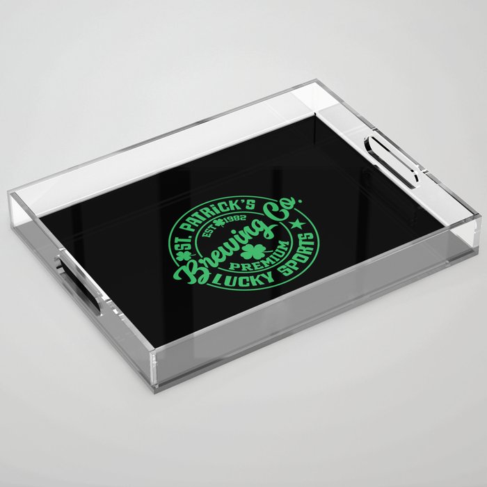 St. Patricks Brewing Co. Lucky sports Acrylic Tray