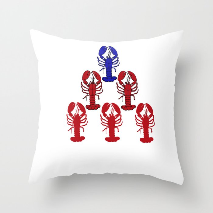 Alpha Blue Lobster Hierarchy Jordan Peterson Meme Deko Kissen Von Trndsttr Society6