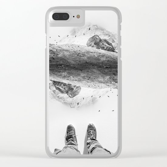 Solid ground Clear iPhone Case