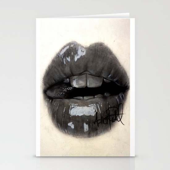 Lips Stationery Cards