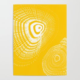 White spirals Poster