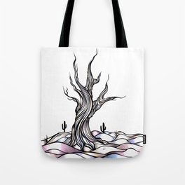 The Dying Tree Pastel Tote Bag